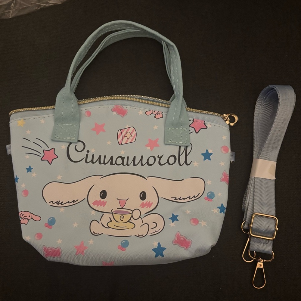 Hello Kitty Light Blue and Pink Cinnamoroll Bag